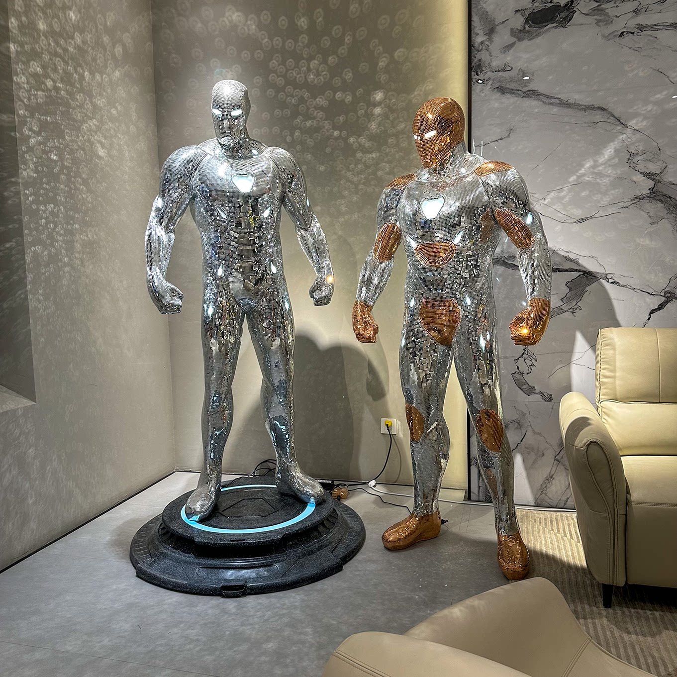 Life-Size Iron Man Statue — Silver Mirror Finish, Handcrafted, Limited to 10 Worldwide